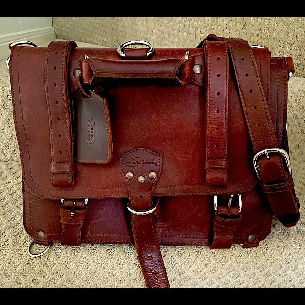 Saddleback Large Chestnut Classic Briefcase - image 2